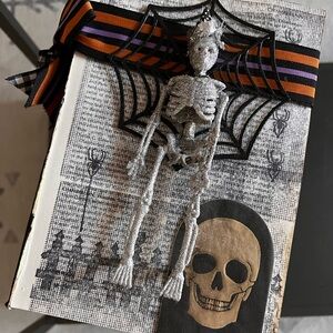 Decorative Halloween Vintage books| Old Worn Books | Books for Staging